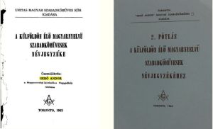 Szabadkőműves névjegyzék